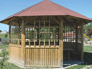 Achteck-Pavillon (Foto: Obra)