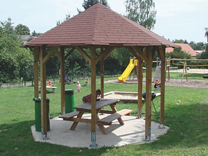 Achteck-Pavillon (Foto: Obra)